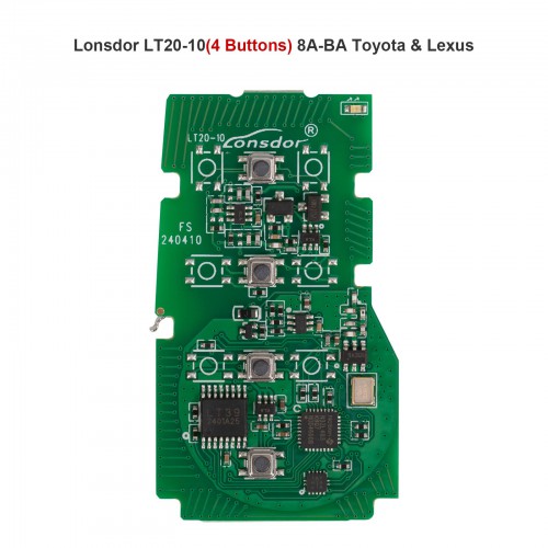 Lonsdor LT20-10(4 Buttons)  8A-BA Toyota & Lexus