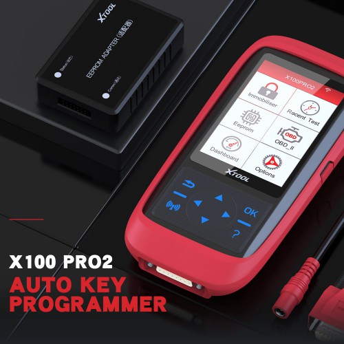 XTOOL X100 Pro2 OBD2 Auto Key Programmer Mileage Adjustment with EEPROM Adapter