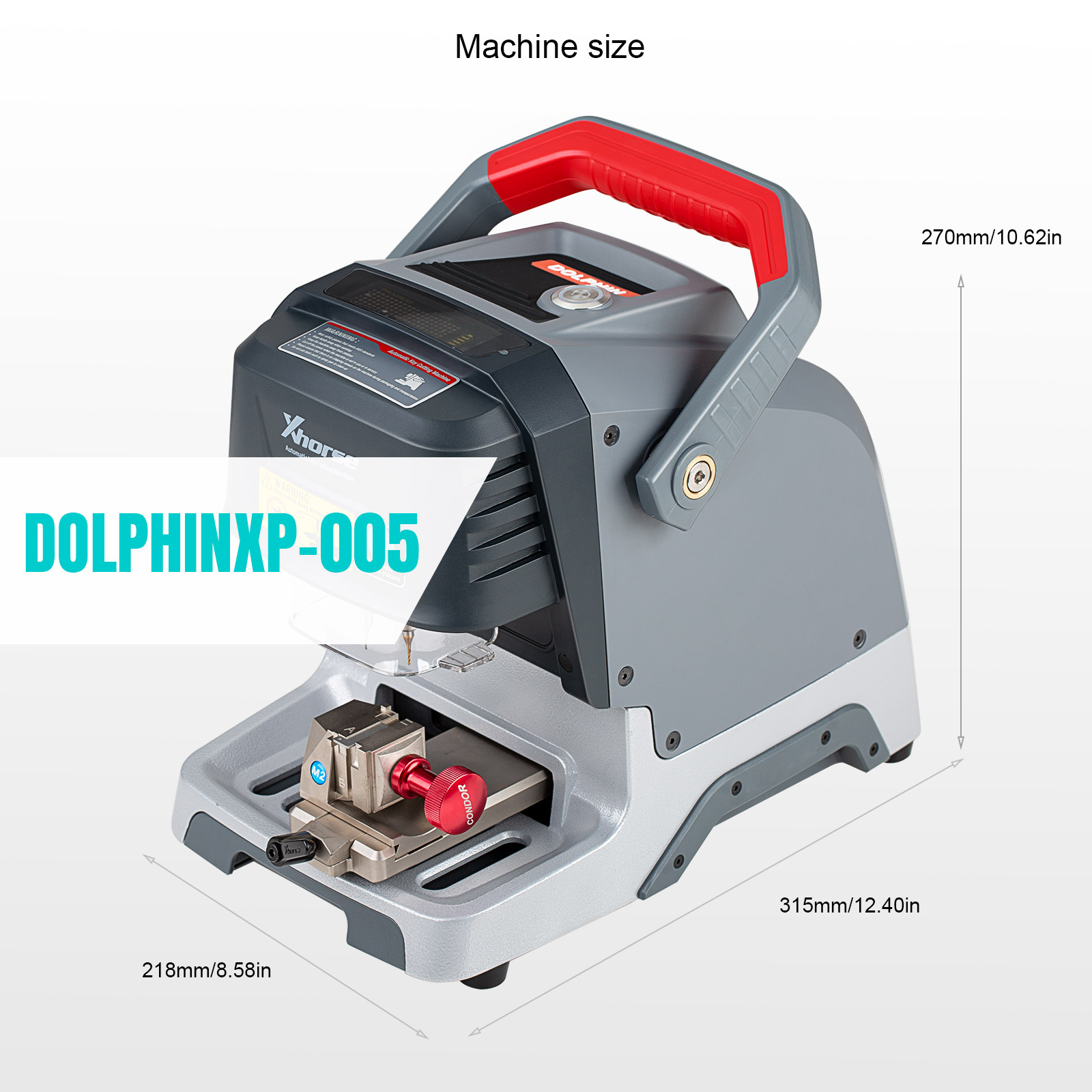 Xhorse Dolphin XP005L Dolphin II Machine à Tailler Les Clés Automatique  Avec Écran Tactile Réglable